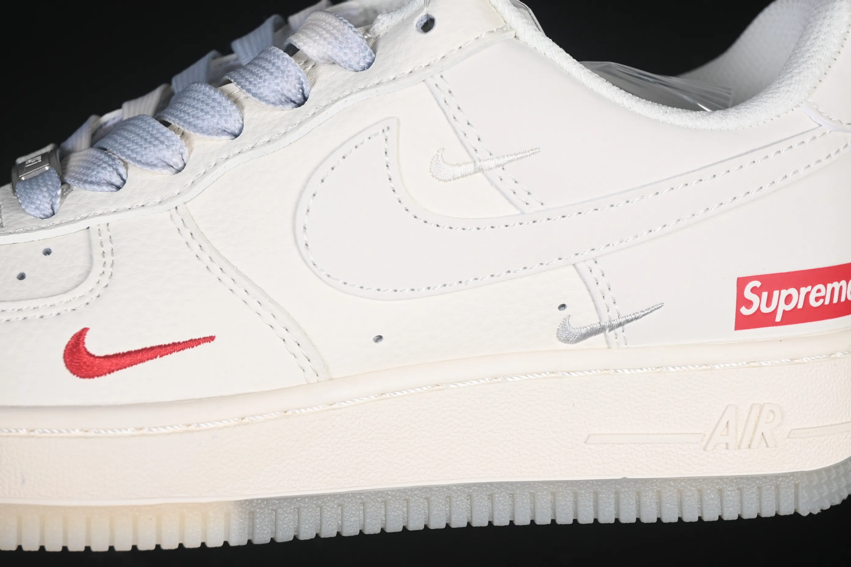 All categories Nk Air Force 1 Air Force series Nk Air Force 1 Low Air Force low-top Nike Air Force 1'07 Low Supreme co-branded beige crystal bottom Air Force 1 low-top casual sneakers XX3168-178